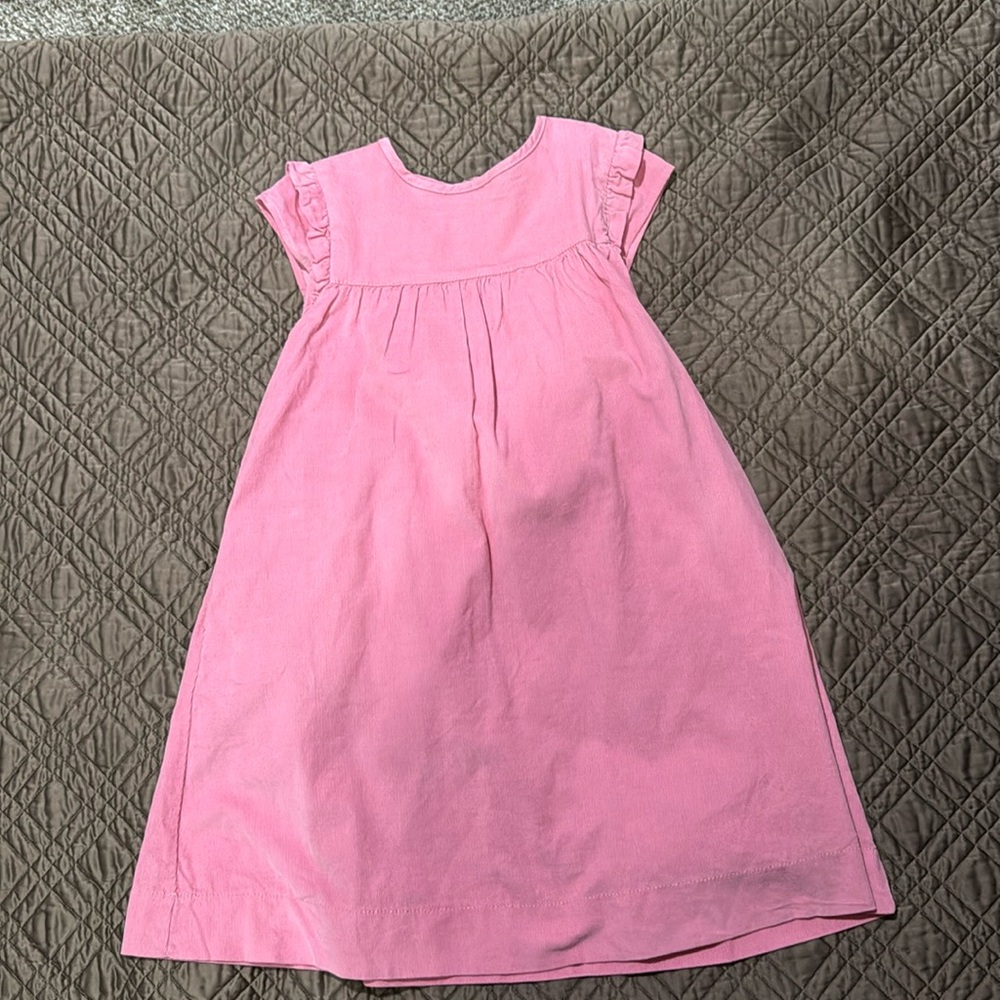 Mini Boden pink corduroy dress